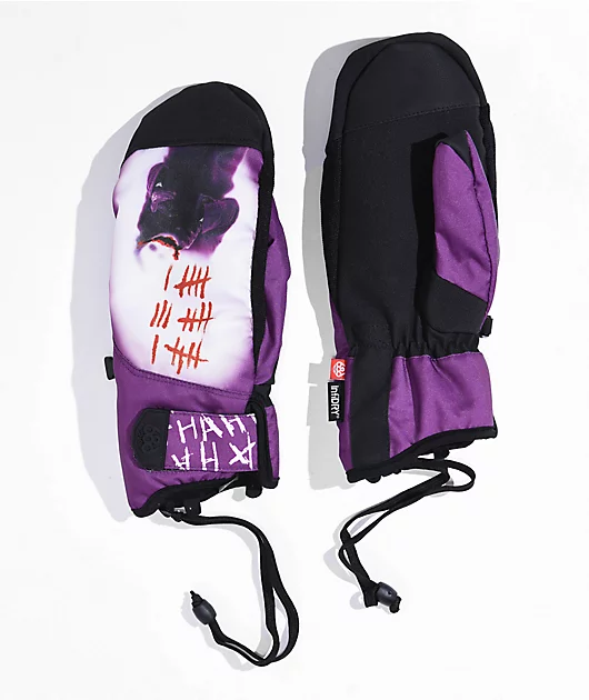 686 x Batman Primer Snowboard Mittens