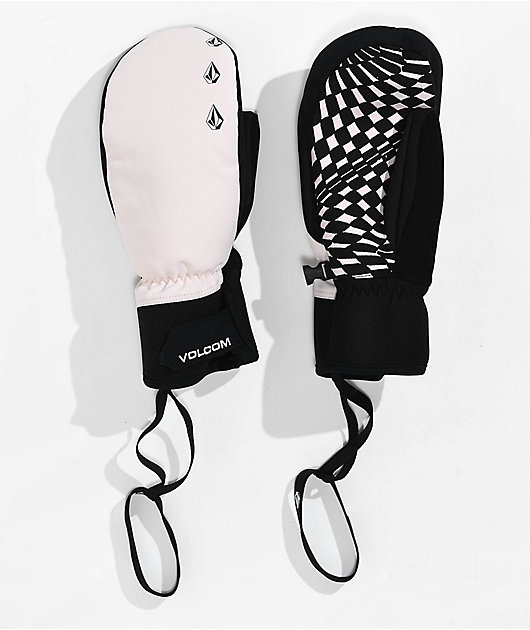Volcom Nyle Pink Snowboard Mittens 2023