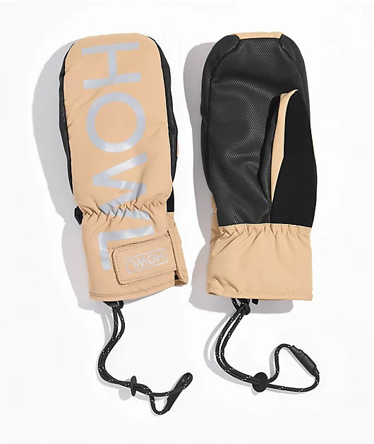 Howl Flywight Tan 10K Snowboard Mitten