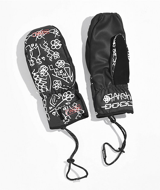 Howl Flyweight Flash Art David Lebicar 10K Snowboard Mittens