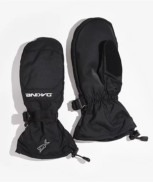 Dakine Scout Black Snowboard Mittens 2023