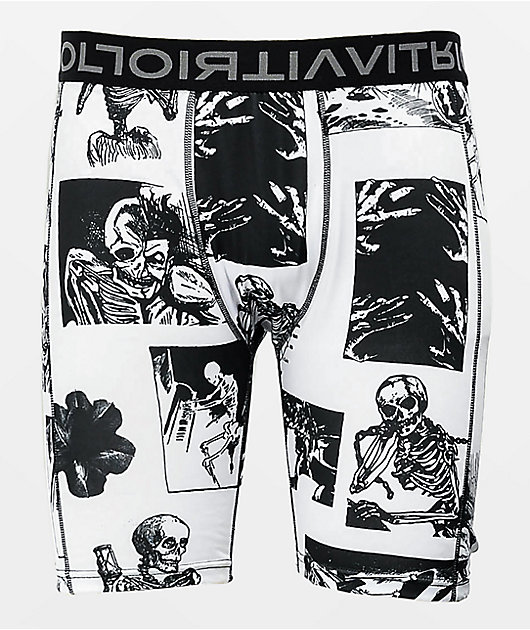 Vitriol Anime Black & White Boxer Briefs