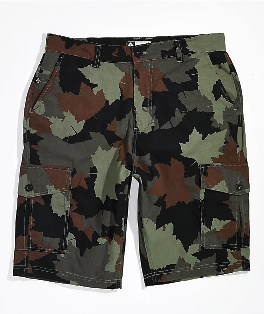 LRG RC Ripstop Green Camo Cargo Shorts