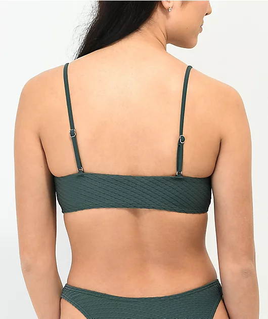 Damsel Sacramento Ropes Turquoise Bralette Bikini Top