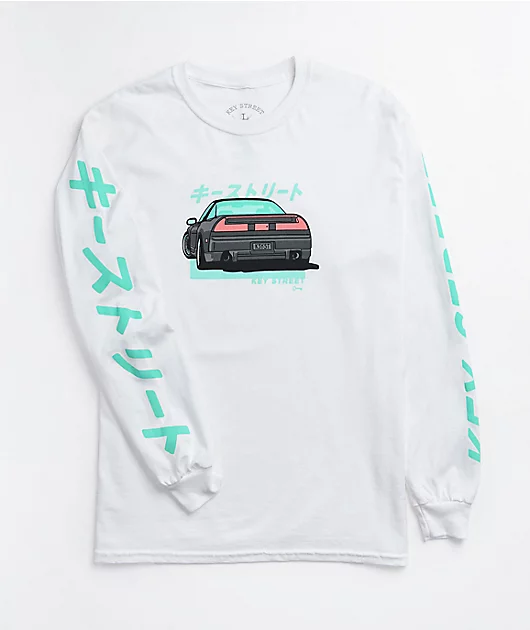 Key Street Super X White Long Sleeve T-Shirt