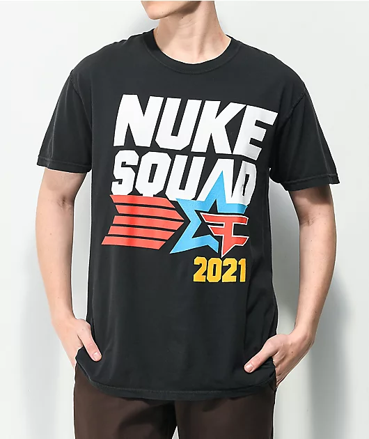 FaZe Nuke Squad Olympic Black T-Shirt