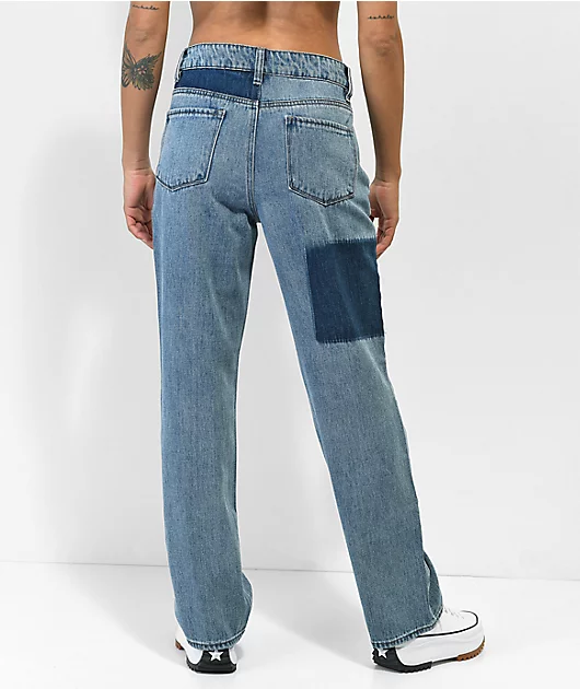 Empyre Frankie Patched Dad Jeans