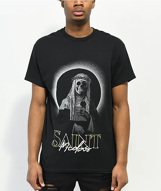 Saint Midas Dead Saint Black T-Shirt