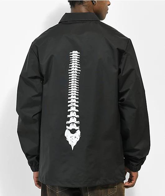 Hoodlum by Darby Allin Spine Black Coaches Jacket