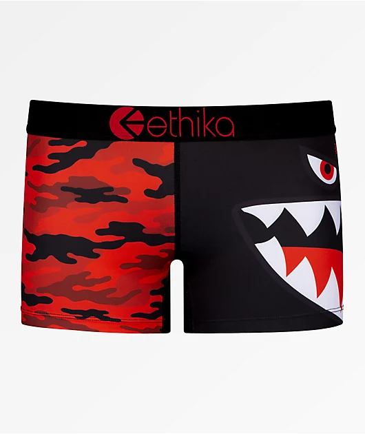 Ethika Hood Nation Red Camo Boyshort Underwear