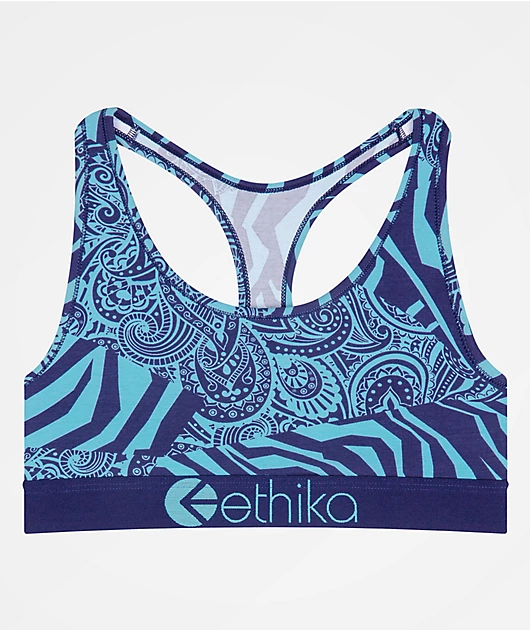 Ethika Paisley Gone Wild Sports Bra
