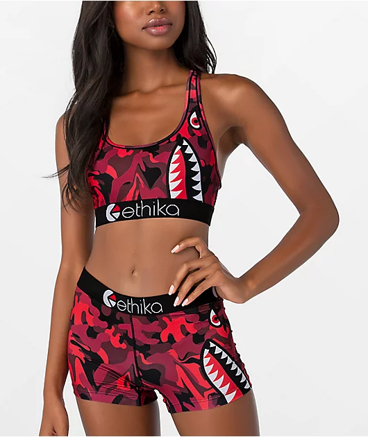 Ethika Bomber Stealth Drip Sports Bra
