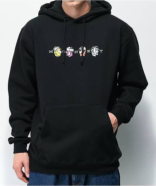 Monet Field Safety Black Hoodie