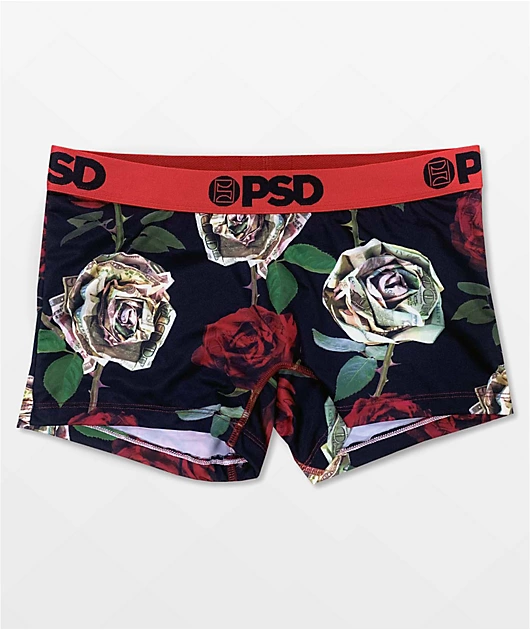 PSD 100 Roses Mix Boyshort Underwear