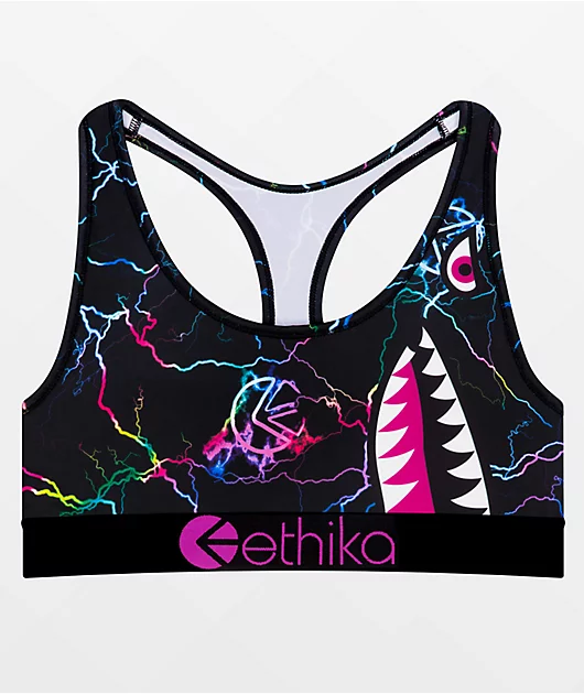 Ethika Bomber Rainbow Sports Bra