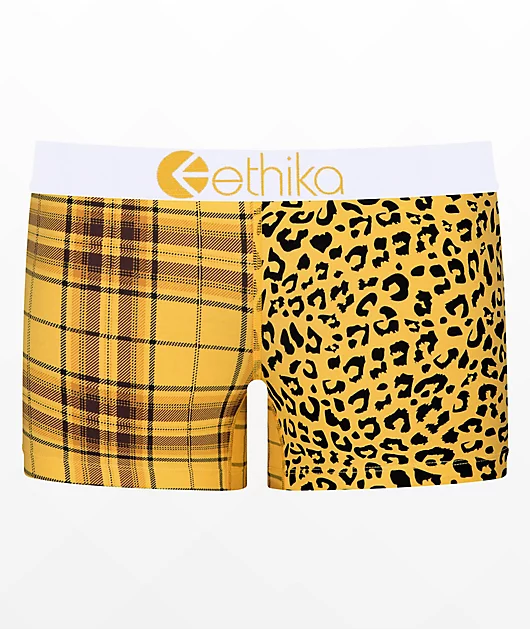 Ethika Wild Plaid Boyshort Underwear