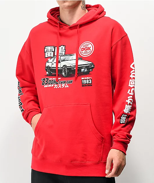DGK Tuner Red Hoodie