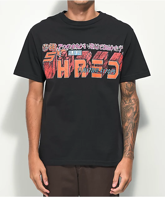 Shred Collective Shred Skate Black T-Shirt