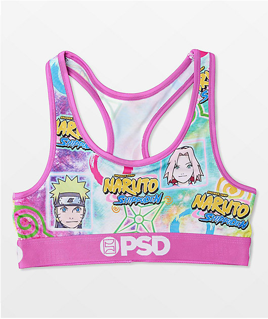 PSD x Naruto Shippuden Icon Tie Dye Sports Bra