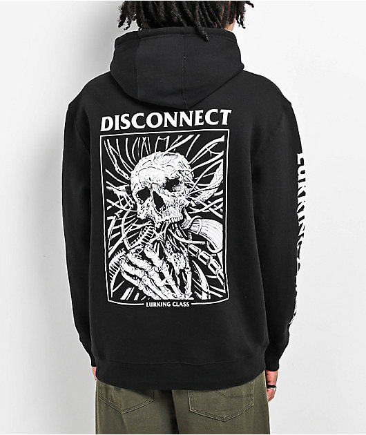 Lurking Class by Sketchy Disconnect Black Hoodie