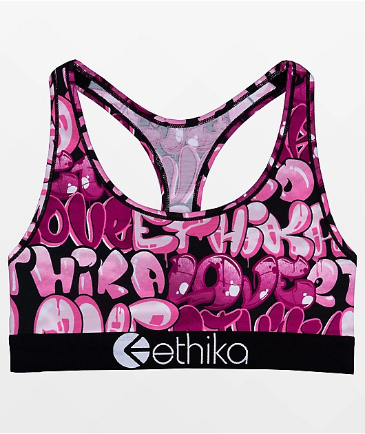Ethika Love Fest Pink Sports Bra