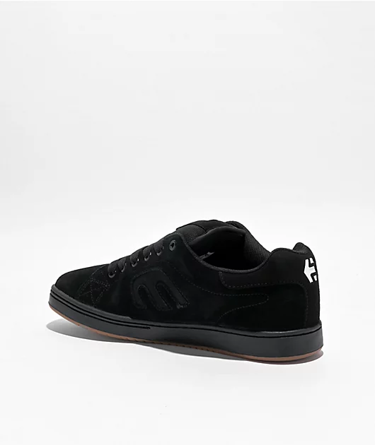 etnies Callicut Black & White Skate Shoes