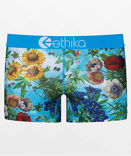 Ethika Garden Of Weeden Boyshort Underwear