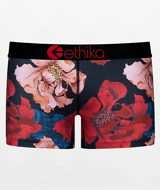 Ethika Crimson Staple Boyshort Underwear