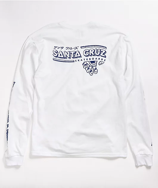 Santa Cruz Inherit White Long Sleeve T-Shirt