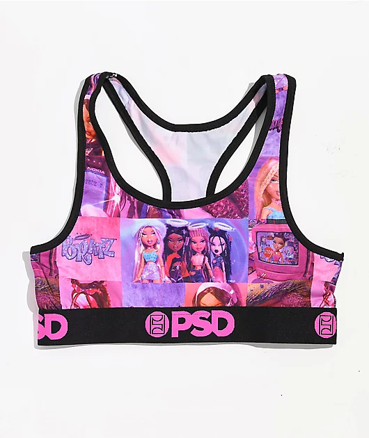 PSD x Bratz Vibez Black Sports Bra