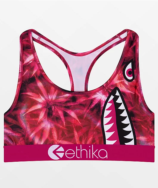 Ethika Bomber Schweed Pink Sports Bra