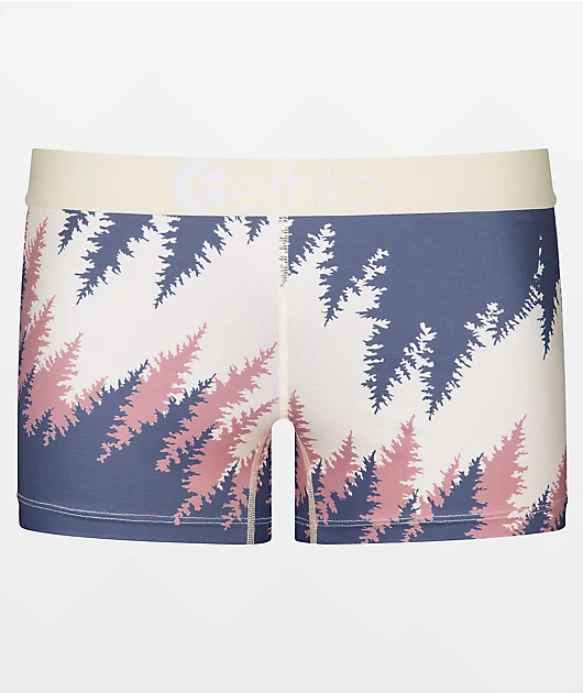 Ethika Blair Woods Staple White Boyshort Underwear