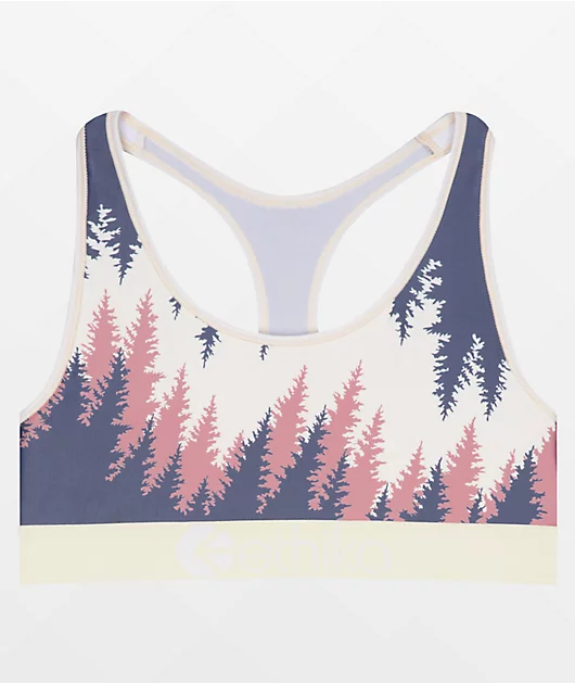 Ethika Blair Woods White Sports Bra