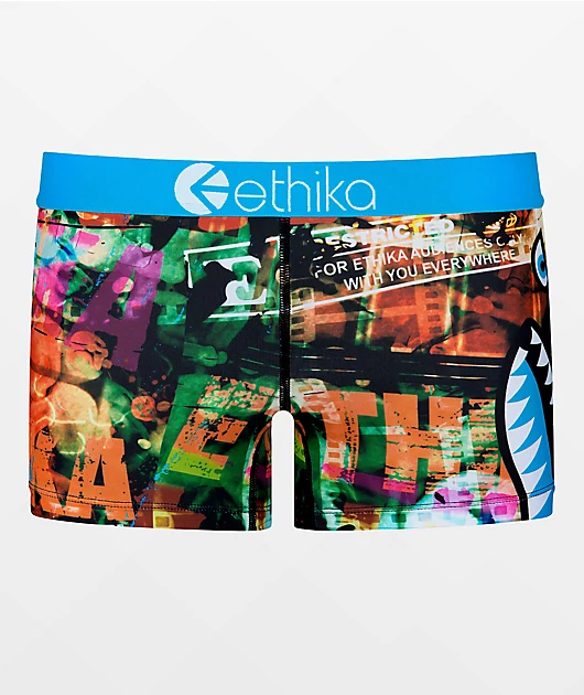 Ethika Rated E Staple Blue Boyshort Underwear