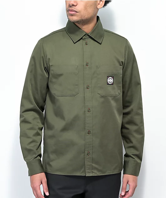 85260-indepdent-concord-olive-long-sleeve-button-up-shirt-2.webp Indepdent Concord Olive Long Sleeve Button Up Shirt