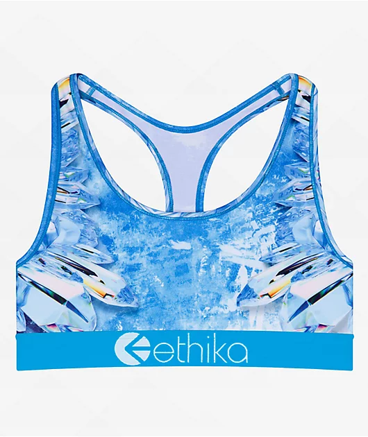 Ethika Ice Me Out Blue Sports Bra