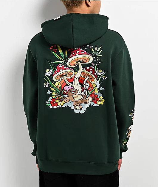 DGK Wonderland Green Hoodie