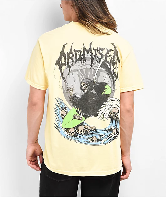 Broken Promises Surfs Up Brown T-Shirt