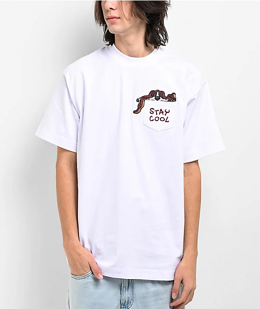 Staycoolnyc Doggy White Pocket T-Shirt