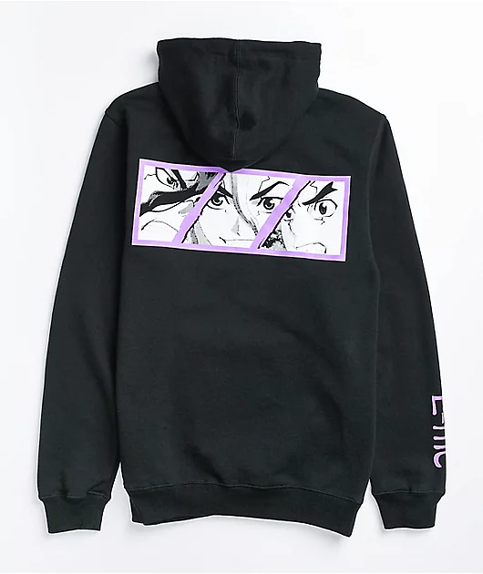Crunchyroll x Dr. Stone Eyes Black Hoodie
