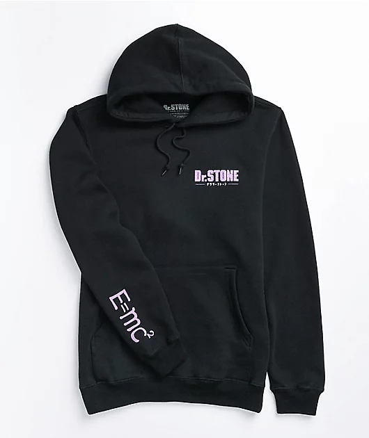 Crunchyroll x Dr. Stone Eyes Black Hoodie