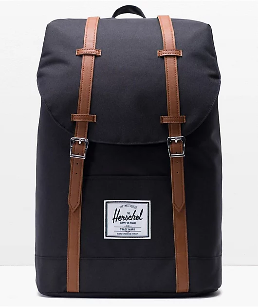 Herschel Supply Co. Retreat Black & Brown Backpack