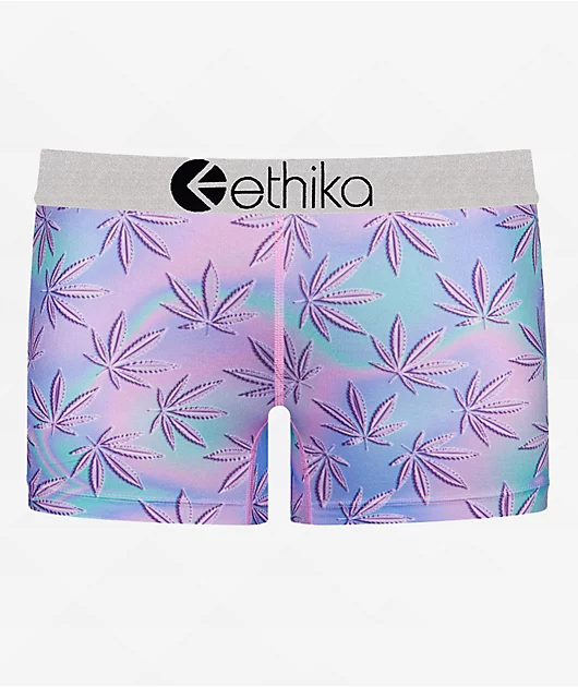 Ethika Merry Jane Blue Staple Boyshort Underwear