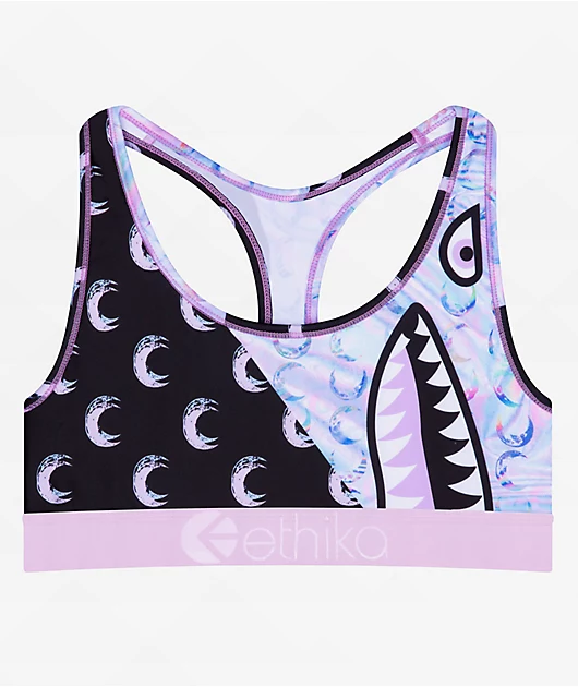 Ethika Bomber Moooon Pink Sports Bra