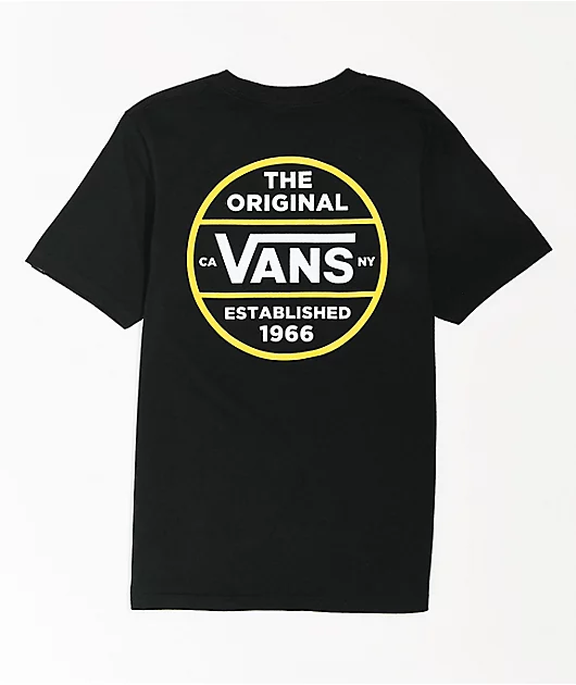 Vans Kids' Authentic Original Black T-Shirt