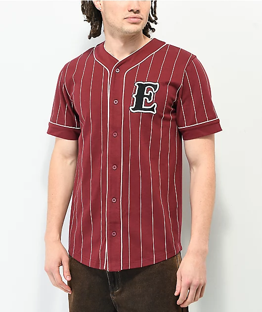 Empyre Chuck Maroon Baseball Jersey