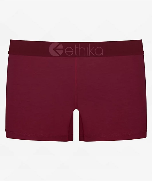 Ethika Basic Berry Staple Boyshort Underwear