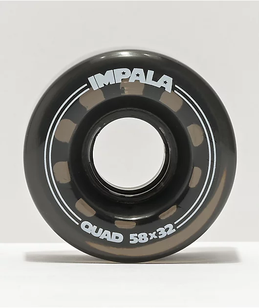 Impala 58mm 82a Black Roller Skate Wheels