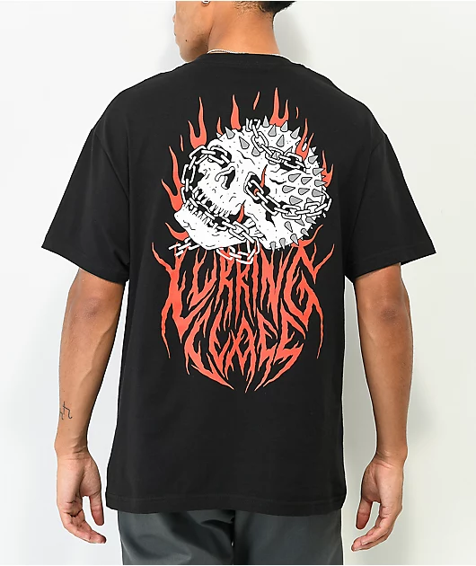 Lurking Class by Sketchy Tank Impale Black T-Shirt