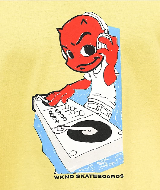 WKND DJ Yellow T-Shirt